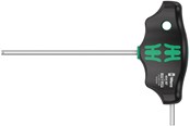Håndværktøj - Wera 454 HF T-handle hexagon screwdriver Hex-Plus 3 x 100 mm - 5023334001