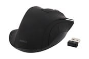 Mus - Deltaco MS-710 - Mouse optical 3 buttons wireless USB Black - Mus - Optisk - 3 knapper - Sort - MS-710