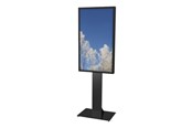 Vægbeslag, AV-Beslag & AV-Møbler - HI-ND Floorstand Glass Universal 49"- 65" - stand - for LCD display - Max - recommended for 65" - FS0000-5001-02
