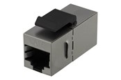 Netværkstilbehør - Deltaco MD-126 Cat6 Keystone Coupler Shielded 2 × RJ45 plastic 180 metal - MD-126