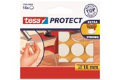 Tape & lim - tesa Protect Anti-scratch felts Ø 18mm White - 57892-00000-01