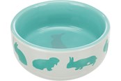 Kanin & gnaver - Trixie Keramikskål til smådyr Assorterede farver Kaniner 250ml 11cm - TX60733