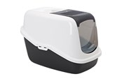 Katte - Savic Nestor Cat Toilet Home Black White 56x39cm - *DEMO* - K0227S