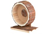 Kanin & gnaver - Trixie Exercise wheel mice bark wood ø 22 cm - TX61035