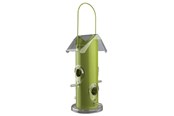 Fuglebure, huse & tilbehør - Trixie Bird feeder metal/plastic 800 ml/25 cm green - TX55633