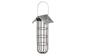 Fuglebure, huse & tilbehør - Trixie Fat ball feeder with roof 4 fat balls metal 11 × 25 × 10 cm black - TX55623
