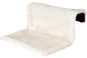Katte - Trixie Radiator bed longhair plush/suede-look 45 × 26 × 31 cm cream/brown - TX43141