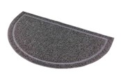 Katte - Trixie Cat litter tray mat semi-circular PVC 59 × 35 cm anthracite - TX40386