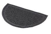 Katte - Trixie Cat litter tray mat semi-circular PVC 41 × 25 cm anthracite - TX40385