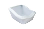 Katte - Trixie Cleany Kattebakke med Kant Hvid - TX40371