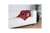 Katte - Trixie Beany blanket fleece 100 × 70 cm red - TX37193