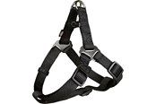 Hunde - Trixie Premium One Touch harness S: 40–50 cm/15 mm black - TX204401