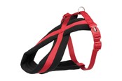 Hunde - Trixie Premium touring harness S: 35–65 cm/20 mm red - TX203703