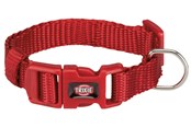 Hunde - Trixie Premium Collar Red XXS–XS 15-25cm/10mm - TX202103