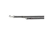 Hunde - Trixie Premium adjustable leash XS: 2.00 m/10 mm graphite - TX201316
