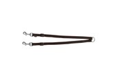 Hunde - Trixie Premium dual leash coupler XS–M: 40–70 cm/15 mm black - TX201101