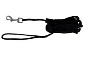 Hunde - Trixie Tracking leash round S–M: 15 m/ø 5 mm black - TX19771