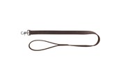 Hunde - Trixie Rustic fatleather leash M–L: 1.00 m/20 mm dark brown - TX19000