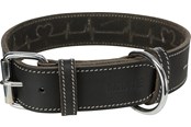 Hunde - Trixie Rustic fatleather lead Heartbeat M: 38–47 cm/40 mm black - TX18985