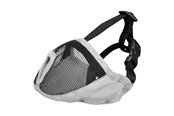 Hunde - Trixie Muzzle for short-nosed breeds polyester S–M short grey - TX17626