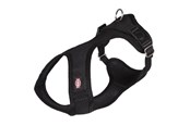 Hunde - Trixie Comfort Soft touring harness S–M: 35–60 cm/20 mm black - TX16281