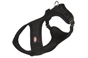 Hunde - Trixie Comfort Soft touring harness S: 33–50 cm/20 mm black - TX16271