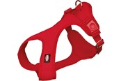 Hunde - Trixie Comfort Soft touring harness XS–S: 30–45 cm/15 mm red - TX16263