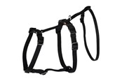 Hunde - Trixie Panic Harness Stay S–M: 40–65 cm/15 mm black - TX13092