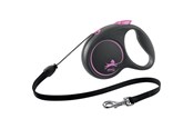 Hunde - Flexi Black Design M leash 5 m 20 kg pink - H78013P