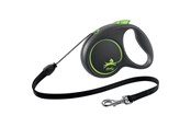 Hunde - Flexi Black Design M leash 5 m 20 kg green - H78013G