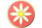 Mobil - Andet Tilbehør - PopSockets Enamel Quaint Daisy Coral - 802345