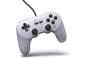 Spil tilbehør - 8BitDo Pro2 Wired Gamepad for Switch and Windows - Grey - Wired Controller - Nintendo Switch - 6922621501824