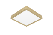 Lamper - EGLO FUEVA 5 plafond 210x210 mm, 3000K, børstet messing - 900183