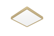 Lamper - EGLO FUEVA 5 plafond 285x285 mm, 3000K, børstet messing - 900184