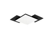 Lamper - EGLO TAMURIA loftlampe, 285x285 mm, sort/brun - 99655