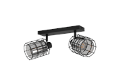 Lamper - EGLO CONSACA spotskinne 2L, sort - 99712