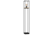 Lamper - EGLO LIBERTAD gulvlampe, sort/brun - 99798