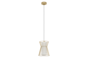 Lamper - EGLO MASETA pendel, hvid/guld - 99635