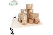 Babylegetøj - NORDIC PLAY Nature Træklodser i bøgetræ 16 stk. Nature - 805-785