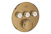 Brus og monteringstilbehør - Grohe Grohtherm SmartControl Termostat til indbygning med 3 ventiler, børstet cool sunrise - 29121GN0