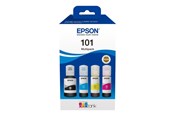 Blæk, Toner & Forbrugsstoffer - Epson 101 Multipack - 4-pack - black yellow cyan magenta - original - ink tank - C13T03V64A
