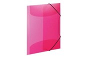 Mapper og Clipboards - HERMA 3-flap folder - for A3 - translucent pink - 19517