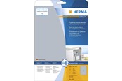 Papir, Fotopapir og Etiketter - HERMA Rating plate labels silver A4 210 x 297 mm extremely strong adhesion weatherproof tearproof - 4593