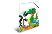 Mapper og Clipboards - HERMA Elasticated folder A3 Cardboard Dinos - 19795