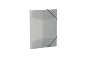 Mapper og Clipboards - HERMA Elasticated folder A4 PP translucent grey - 19582