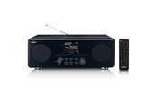 DAB, netværks- og clockradio - Lenco IR DAB+ FM radio with CD BT and RC - DAB+/FM - Sort - DIR-260BK