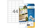 Papir, Fotopapir og Etiketter - HERMA Power labels with strong adhesion A4 48.3 x 25.4 mm made of paper - 10914