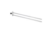 Badeværelsestilbehør - Grohe Essentialt Cube dobbelt håndklædestang, krom - 40624001