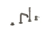 Blandingsbatterier og armaturer - Grohe Essence 4-huls kar- & brusekombination, børstet hard graphite - 19578AL1