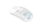 Mus - Xtrfy M42 Wireless RGB - White - Gaming Mus - Optisk - 6 knapper - Hvid med RGB-LED lys - M42W-RGB-WHITE